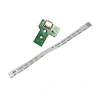 USB Charging Port Socket Board JDS-030 with 12 Pin Flex Ribbon Cable for PS4 3rd Gen Controller