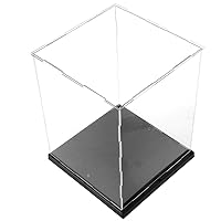 Clear Acrylic Display Box Dustproof Protect Model Show for Case Colorful LED Lig Model Display Box