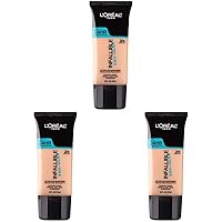 L'Oreal Paris Makeup Infallible Up to 24HR Pro-Glow Foundation, 204 Natural Buff, 1 fl; oz. (Pack of 3)
