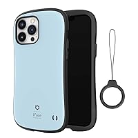 iFace First Class Kusumi Designed for iPhone 13 Pro Max + Reflection Silicone Ring Holder – Cute Shockproof Dual Layer [Hard Shell + Bumper] Phone Case [Drop Tested] - Blue