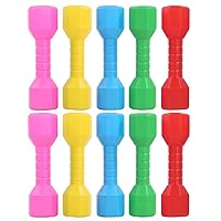 10Pcs Kids Workout Equipment,Kids Weight Toy Dumbbells, Fun Fitness and Exercise Equipment for Toddlers,Plastic Kid Fitness Equipment, kids workout equipment toddler weight set kids weight set ki