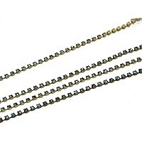 The Design Cart Turquoise Cup Chain (6 ss - 2 mm) (5 Meters) Used for Jewellery Making, Decorating Handbags, Wallets, Etc