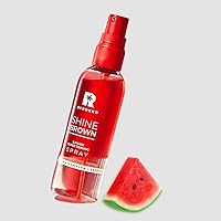 BYROKKO Original Shine Brown Watermelon Two-Phase Spray Tanning Oil with Hyaluronic Acid 3.5 Fl Oz (104 ml) | Refreshing and Moisturizing Tan Accelerator for Express Tan in Sunbed & Outdoor Sun
