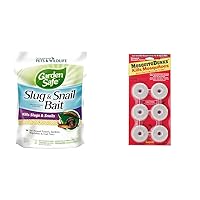 Garden Safe Slug & Snail Bait, Kills Slugs & Snails Within 3 to 6 Days, for Lawn and Garden, Can Be Used Around Pets and Wildlife, 2 lb & Summit...Responsible Solutions 110-12 Mosquito Dunks, 6-Pack