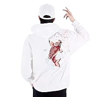 MFCT Japanese Streetwear Embroidered Graphic Hoodies for Men