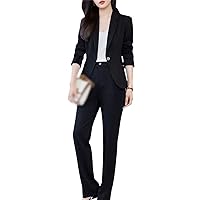Yellow Small Suit Set Female Spring and Autumn Fashion Professional Wear Casual Top Suit Suit