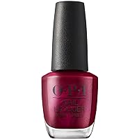 OPI Nail Lacquer, Opaque & Dark Pearl Finish Red Nail Polish, Up to 7 Days of Wear, Chip Resistant & Fast Drying, Fall 2023 Collection, Big Zodiac Energy, Big Sagittarius Energy, 0.5 fl oz