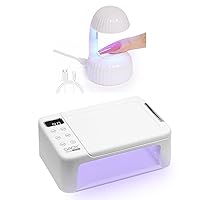 Mini UV Light for Gel Nails, Single Small Nail Cure Light, Mushroom LED Nail Lamp with Professional Nail Curing Lamp