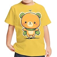 Cartoon Bear Toddler T-Shirt - Animal Art Kids' T-Shirt - Print Tee Shirt for Toddler