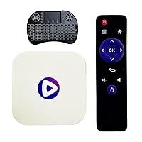 Android 13, H96 Max M1 Android TV Box RK3528 4G 64G 2.4G/5G WiFi BT4.0 Support 4K 60fps H.265 HDR10+, HDR TV Box with i8 Keyboard