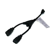Cord Splitter Cable - 14in - Black
