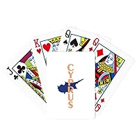 Cyprus European Map Tourism Poker Playing Magic Card Fun Board Game