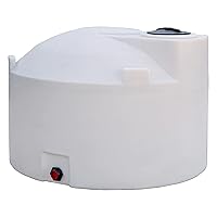 82124749 Polyethylene Vertical Reservoir Water Tank, 550 Gallon, Made in The USA, Poly Tank for Water and Non-Flammable Liquids, Rust and Corrosion Proof