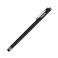 Slim Stylus Pen for Tablets and Smartphones, Apple iPad, Samsung Galaxy and ALL Touchscreen devices with Slim Durable Rubber Tip, Black (AMM12US)
