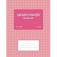 Graph Paper Notebook: Large Math Grid Notebook 1/2 Inch Squares | Perfect for School, College or Office | 100 pages | 8.5x11in
