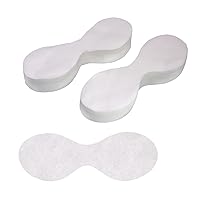 Disposable Eye Mask, 200 Pcs, Non-Woven Cotton, Ultra Thin, Breathable, Suitable for Face, Arms, Neck, Legs, DIY Spa, Reduces Moisture Loss, Skin Care, Travel