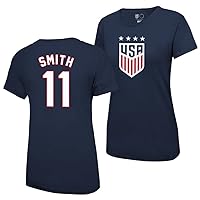 Icon Sports Offical Licensed US Soccer Federation USWNT Player 4 Star T-Shirt