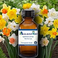 Pure Narcissus Attar (Narcissus spp) Premium and Natural Quality Oil (A4E_ATT_0057, 60 ML)