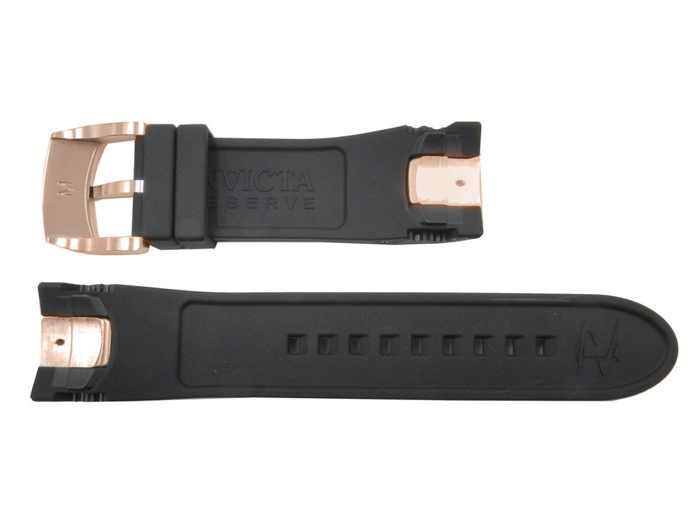 Genuine Invicta Venom 26mm Black Watch Strap for Model 5733, 0361, 16152, 16153, 1594
