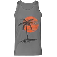 Palm Tree Men's Fitness Tanks Tops T Shirt