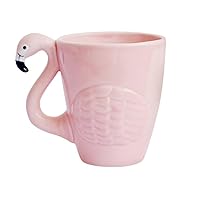JointVictory Flamingo Coffee Mug Pink Tea Cup 15 Ounce Flamingo Cup Christmas Holiday Gift Birthday Present for Women,Wife,Mothers Day,Girlfriend,Grandma,Auntie (Mug)