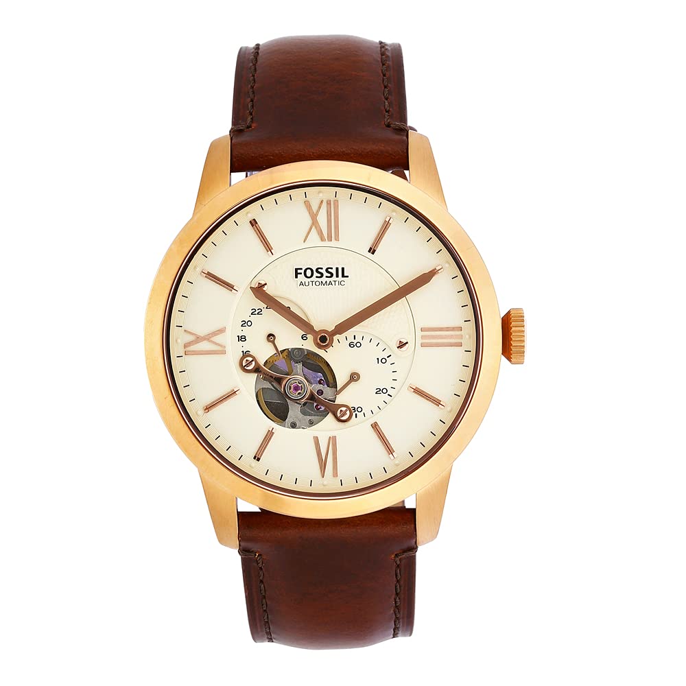 Fossil Townsman Analog Beige Dial Men's Watch - ME3105