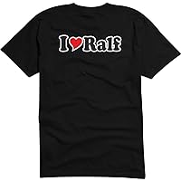 Black Dragon - T-Shirt Man - I Love with Heart - Party Name Carnival - I Love Ralf