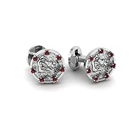 0.21 Carat Gemstone Horoscope Zodiac Sign Men's Cuff links in 925 Sterling Silver Cufflinks | Valentine's Gift