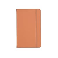 Everyday Notebook - Coral, 13 x 21cm | Lined Journal Book with Expandable Back Pocket | For Note Taking, Journalling, List Making, School, University Essentials or the Office | FSC Paper