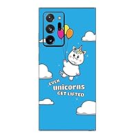 MightySkins Skin for Samsung Galaxy Note 20 Ultra 5G - Unicorns Get Lifted | Protective, Durable, and Unique Vinyl Decal wrap Cover | Easy to Apply, Remove, and Change Styles | Made in The USA