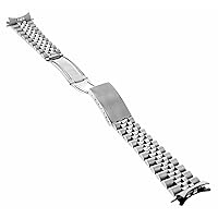 Ewatchparts 20MM STAINLESS STEEL JUBILEE WATCH BAND COMPATIBLE WITH ROLEX 36MM DATEJUST 16000, 16014