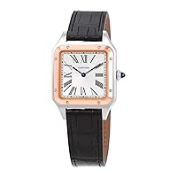 Cartier Santos-Dumont Large Silver Dial Watch W2SA0011