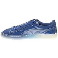 PUMA Boys Basket Patent Ice Fade Patent Lifestyle Casual and Fashion Sneakers