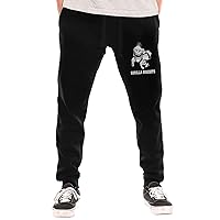 Gorilla Biscuits Boy's Fashion Baggy Sweatpants Lightweight Workout Casual Athletic Pants Open Bottom Joggers