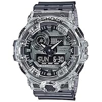 CASIO G-Shock GA-700SK-1A Special Color Wristwatch, Men's, Clear Skeleton, Ana-Digital, Parallel Import, Modern