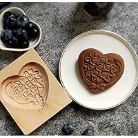 ELVONSchristmas animal mould gingerbread mould embossing mould (Heart)
