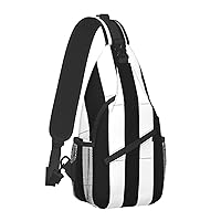 Football Sling Backpack Shoulder Chest Bag Crossbody Daypack For Men Women Hiking Travel