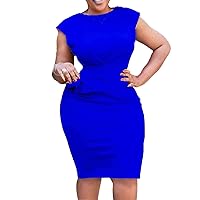 Women's Elegant Bodycon Pencil Dress Business Outfits Work Office Daily Cocktail Party Dress Sleeveless Evening Gown