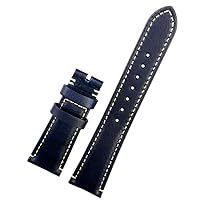 22mm Brown black Vintage retro Italy Genuine Leather Watchband For Tudor Strap watch band Butterfly buckle Belt