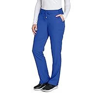 BARCO Grey's Anatomy Women's Mia Pant, Easy Care Medical Scrub Pants w/ 6 Pockets & Elastic Drawcord Waistband