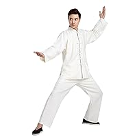 ZooBoo Men's National Tang Suit Stand Collar Taichi Suits Hanfu Clothing