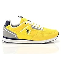 Yellow Polyester Sneaker EU43/US10