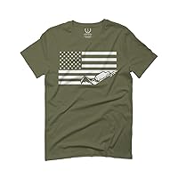 Off Road Offroad American Flag Rock Truck Roading for Men T Shirt