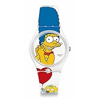 Swatch Best Mom Ever SO28Z116 Simpsons, weiß, Band