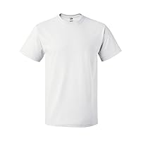 5 oz. 100% Heavy Cotton HD T-Shirt (3931) White, 3XL (Pack of 6)
