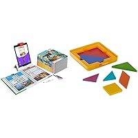 BYJU'S Magic Workbooks: Disney, Pre-K Premium Kit & Tangram Bundle - Ages 3-5-Featuring Disney & Pixar Characters-Learn Numbers, Letters, Shapes, Solve Puzzles & Colors-Powered by Osmo-Works with iPad