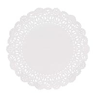 Hygloss Products Round Paper Lace Doilies, White, 6