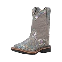 Dan Post Childrens Girls Destry Cowboy Boots Leather Leopard