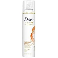 Dove Style + Care Flexible Hold Hairspray, Strong Hold 7 oz (Pack of 9)