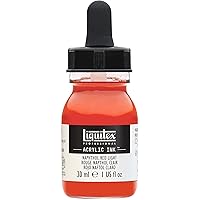Liquitex Professional Acrylic Ink, 1-oz (30ml) Jar, Naphthol Red Light